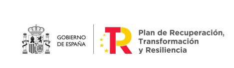 Logos del Gobierno de España y del "Plan de recuperación, transformación y Resilencia"